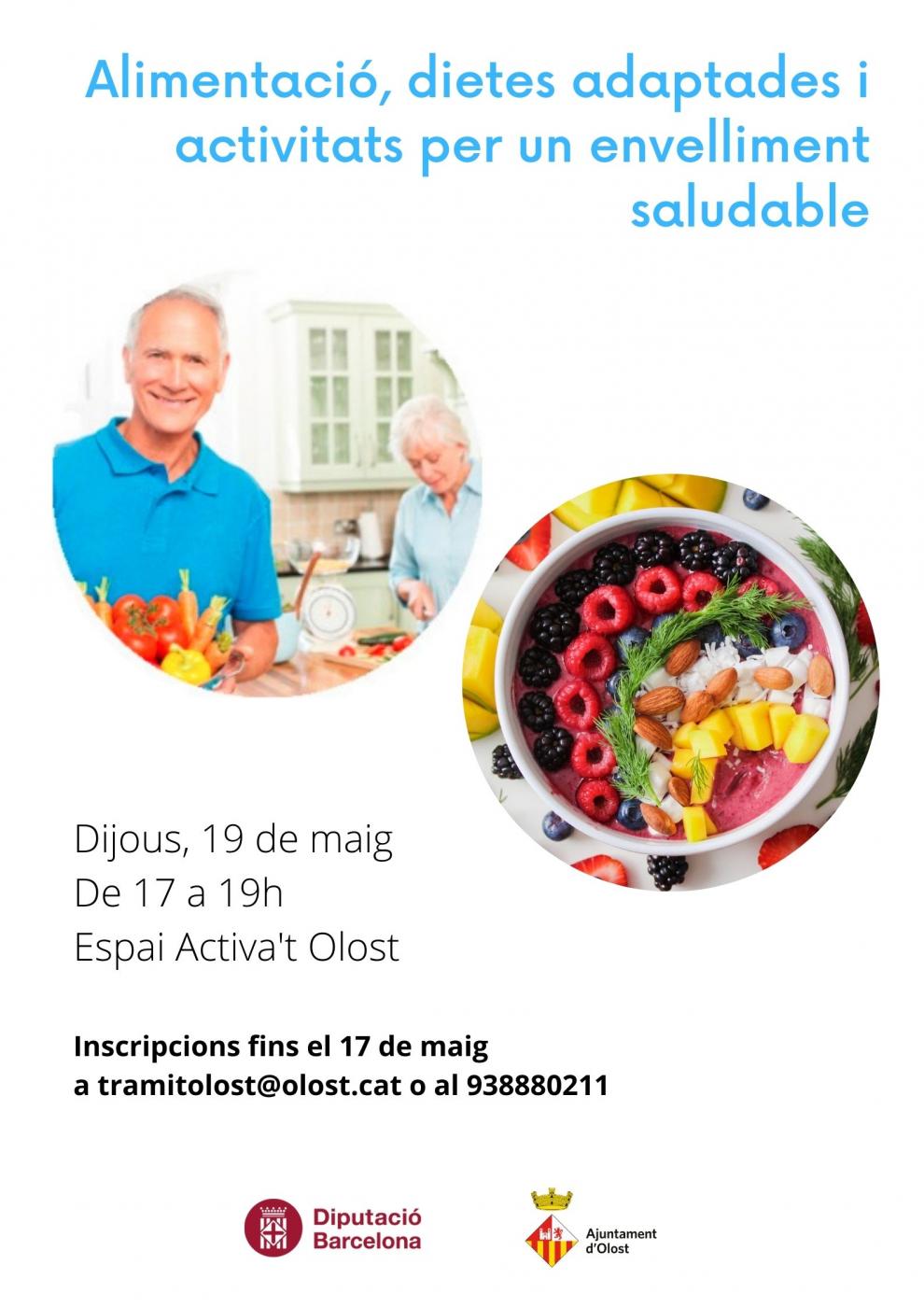 Alimentació, dietes adaptades i activitats per un envelliment saludable